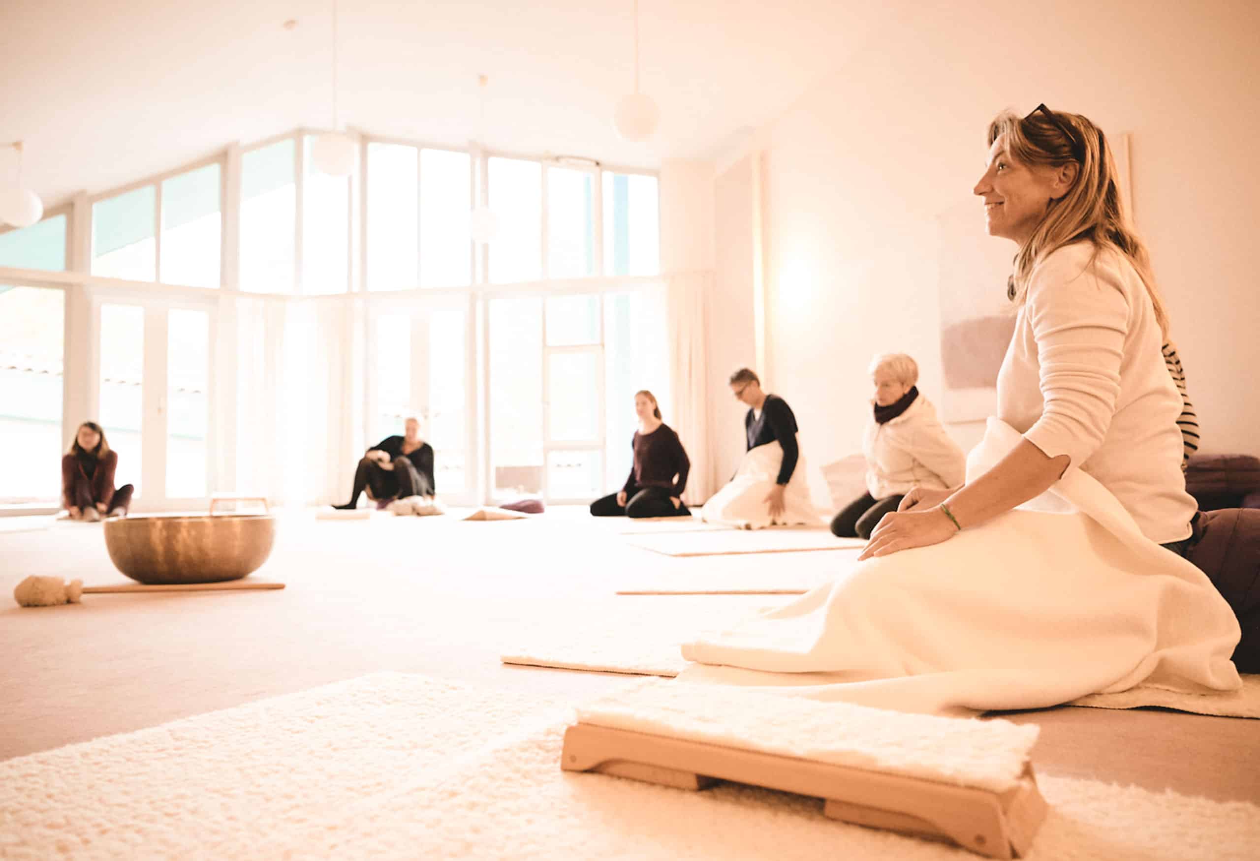 In diesem Meditationsraum lernst Du, wie Du meditierst.