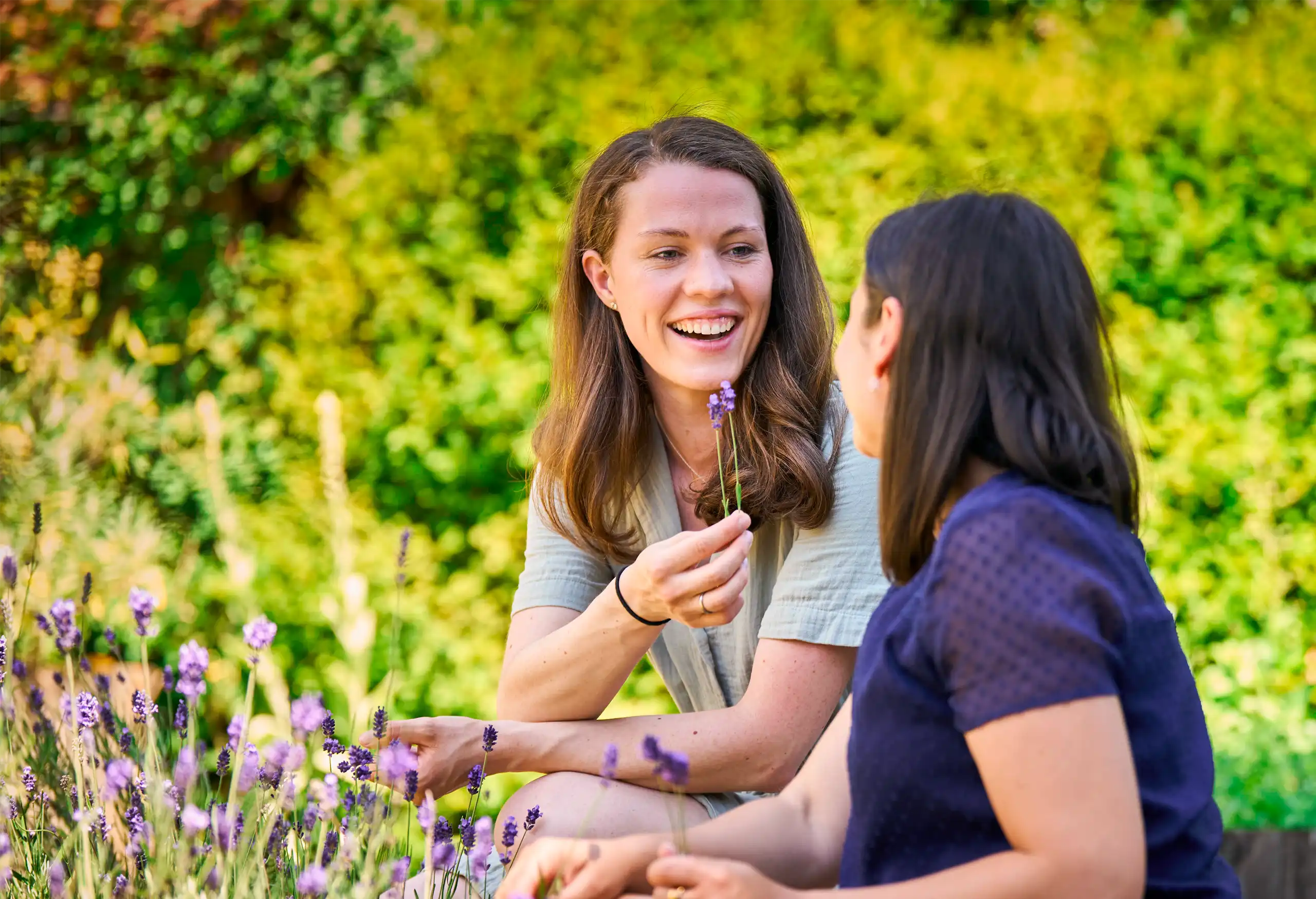 Austausch im Sommer-Retreat