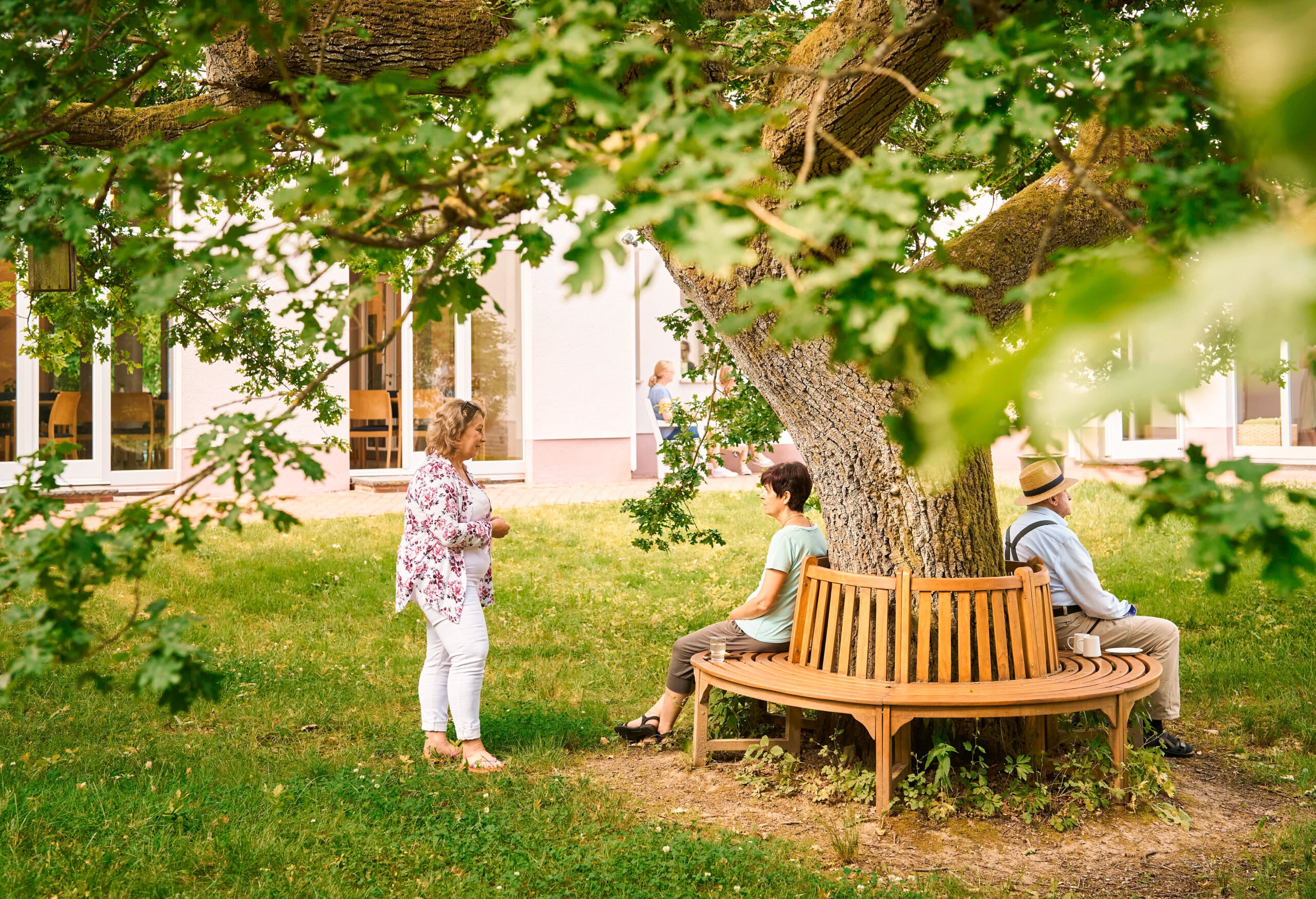 Retreats sind oft in der Natur, weil wir dort so gut entspannen können.